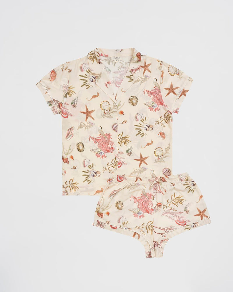 Whispering Sands Lotus Pink Short Pyjamas