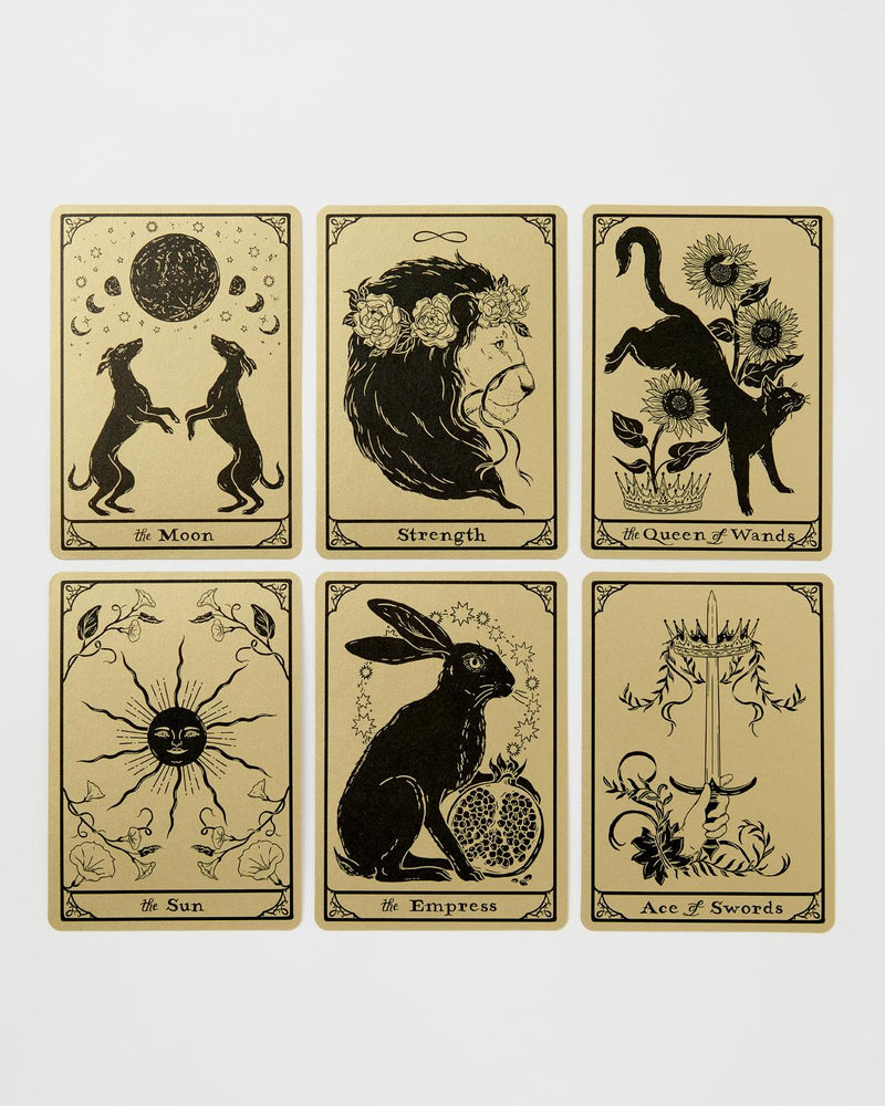 Tarot Tales Postcards Gold Metalic 6 Pack