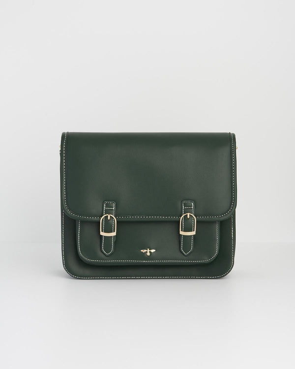 Into the Woods Green Satchel