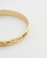 Meadow Creature Printed Bangle Yellow