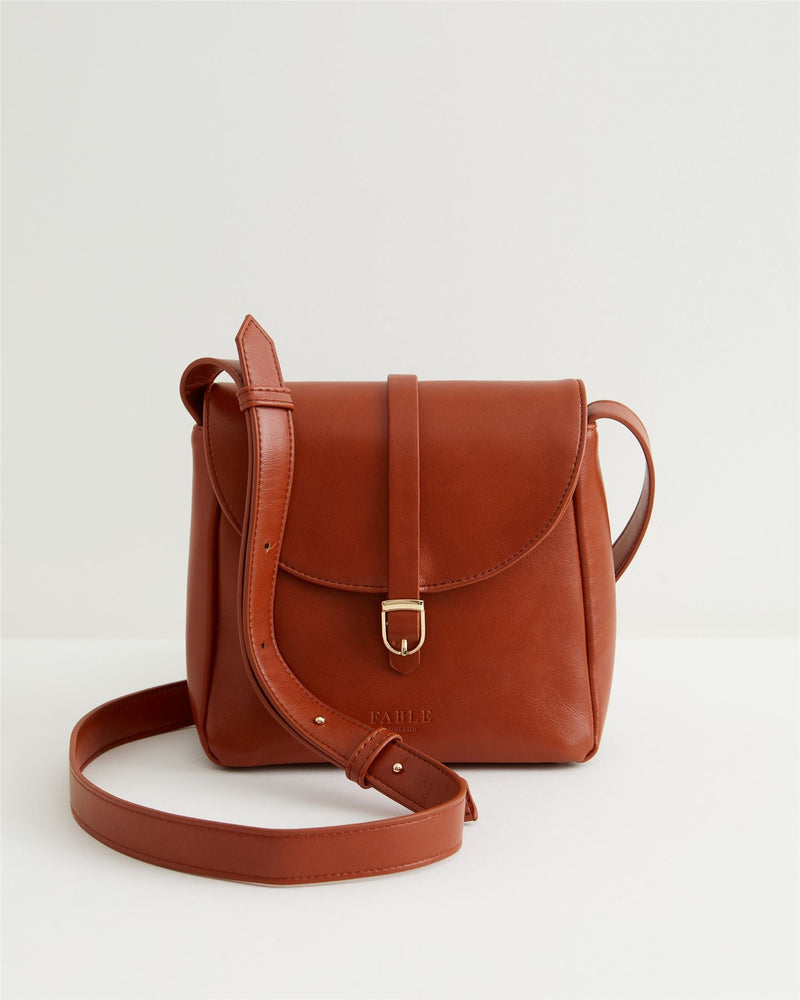 Tan Buckle Bag