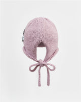 Forget-Me-Not Knitted Lilac Bonnet