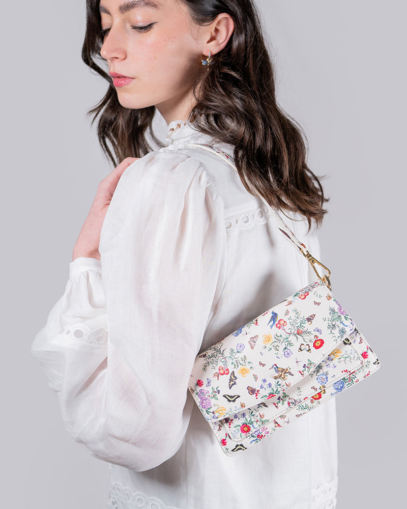 Alice Garden Ivory Shoulder Bag