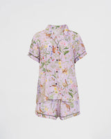 Meadow Creature Lilac Short Pyjamas