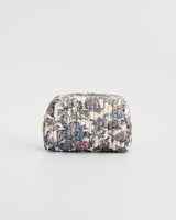 Hydrangea Small Quilted Makeup Bag