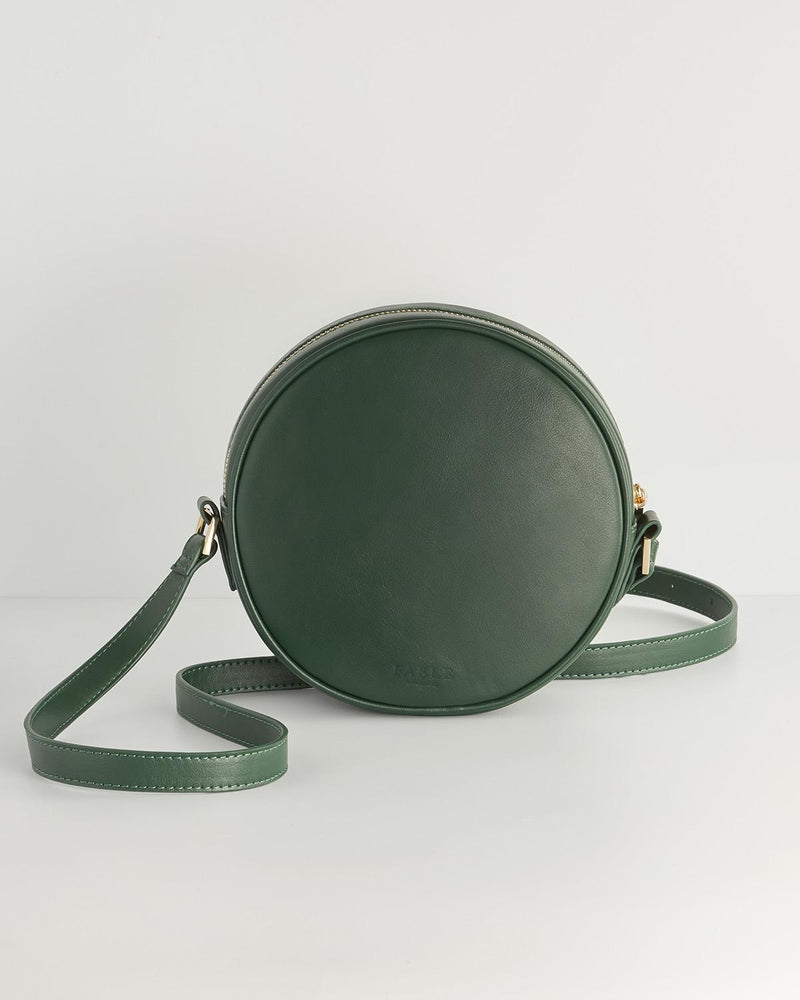 Chloe Giordani Fawn Embroidered Round Saddle Bag - Green