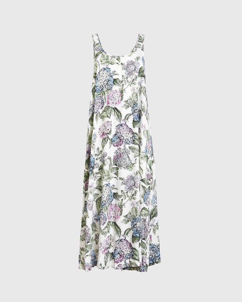 Hydrangea Ivory Midi Nightie