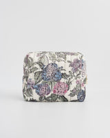 Hydrangea Large Quilted Makeup Bag